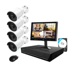 Reolink RLK8-410B4-M PoE 5MP Camerasysteem