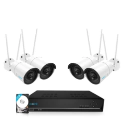 Reolink RLK16-410B4-W 4MP Draadloos Camerasysteem Wit