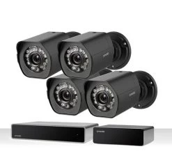 Zmodo ZS-2NL4-B Full HD 1080p SPoE Camerasysteem Zwart