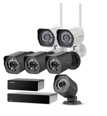 Zmodo ZS-2NL4-B Zwart Wired-Wireless Combi 1TB 2-Pack