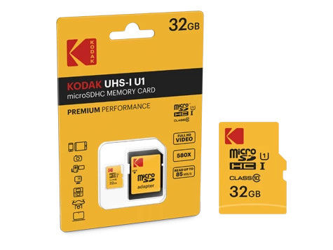 Kodak EMTEC Premium 32 GB Micro SD Kaart + Adapter