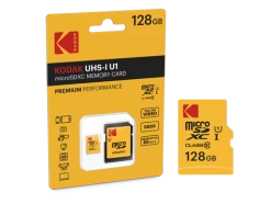 Kodak EMTEC Premium 128 GB Micro SD Kaart + Adapter